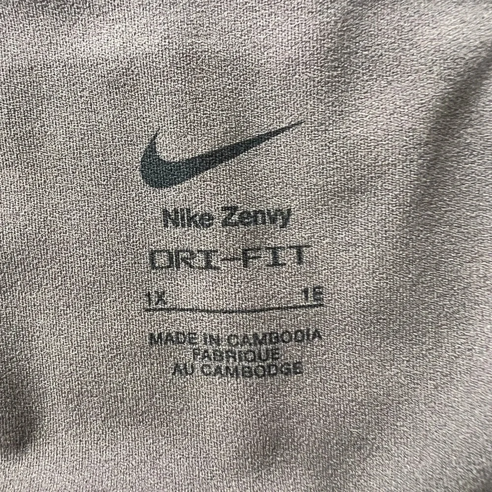 Nike Zenvy High-Waisted Flared Leggings Brown 1X Athletic Workout ‎ Dri-Fit
